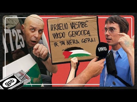 Palestina vs. Izraelis: protestas ir kontrprotestas